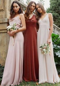 3 Ways to Nail Mismatched Bridesmaids Look I Take You | Wedding ...