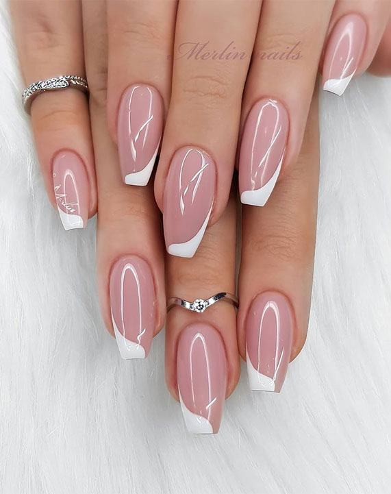 french tip nail designs for wedding