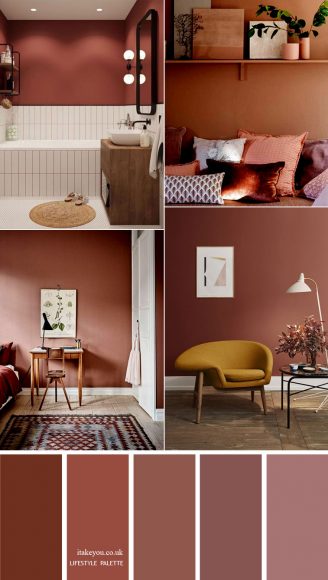 Mauve and Terracotta Color Combinations for Home Decor I Take You ...