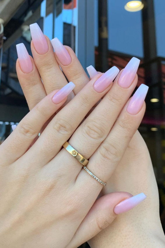 ombre nails, nails, bride nails, wedding nails, ombre wedding nails, ombre bridal nails, gel nails, pink nails