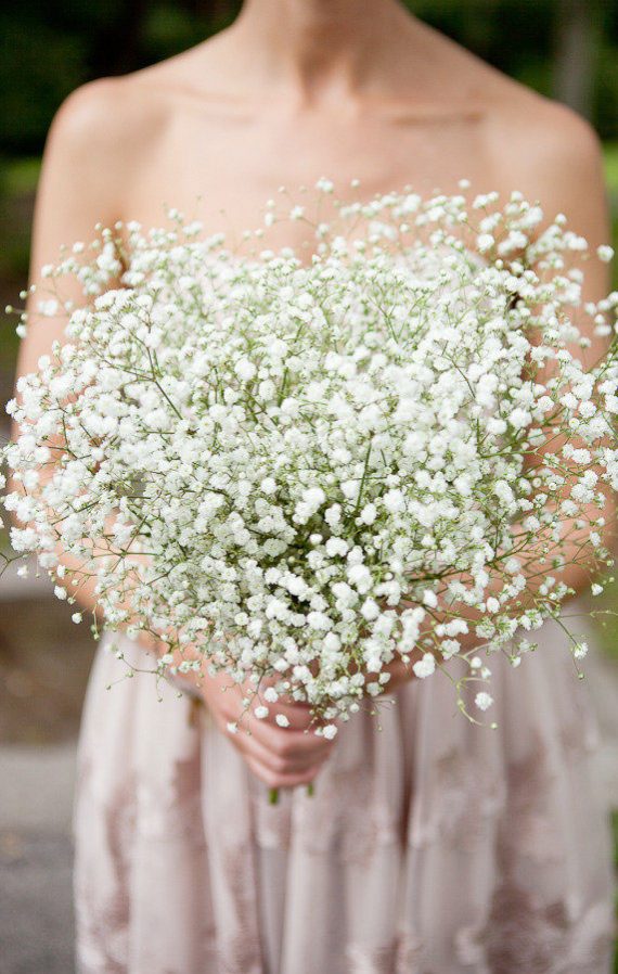 Beautiful Baby S Breath Wedding Bouquets For Timeless Spring Weddings