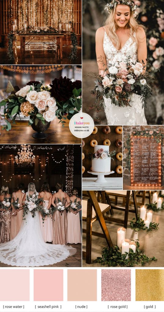 Neutral Colour Palette For Rustic weddings | Rustic Wedding Decor Ideas
