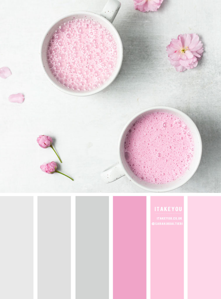 Grey and Pink Color Scheme I Take You, Wedding Readings