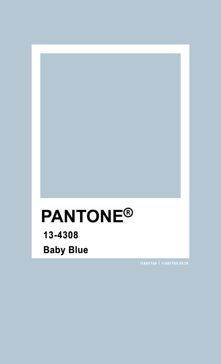 Pantone Color Pantone Baby Blue I Take You Wedding Readings