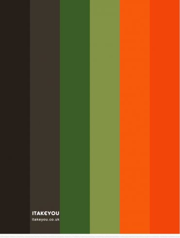 Black Green and Orange Color Combo I Take You | Wedding Readings ...