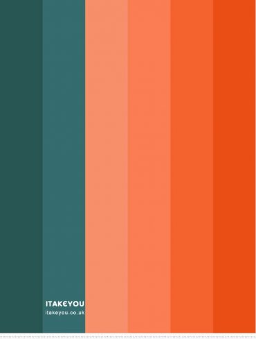 Teal and Orange Colour Combo I Take You | Wedding Readings | Wedding ...