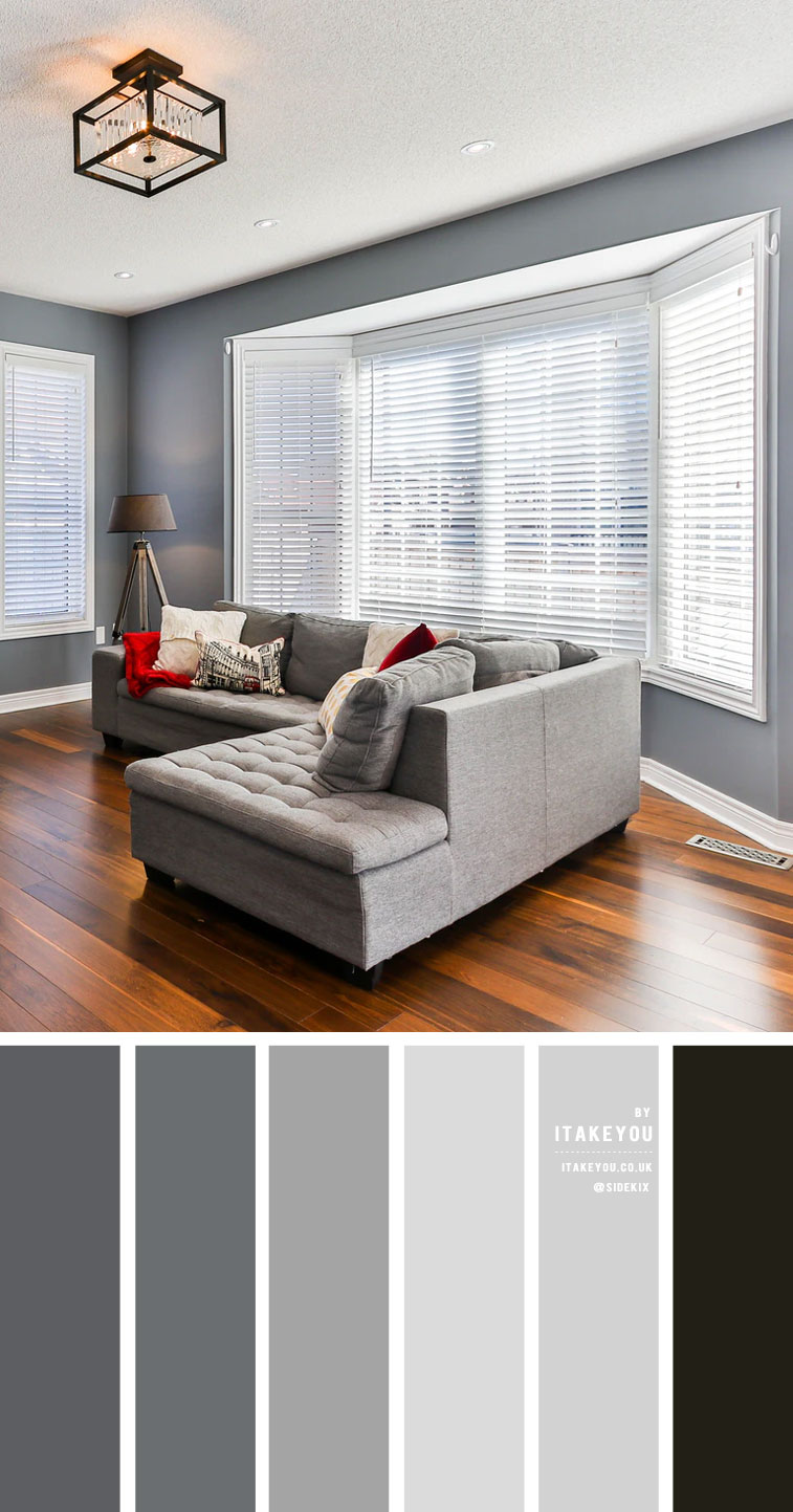 Grey colour scheme living room I Take You | Wedding Readings | Wedding