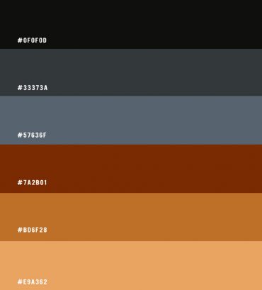 Dark Blue Grey and Brown Coffee – Colour Palette #41 I Take You ...