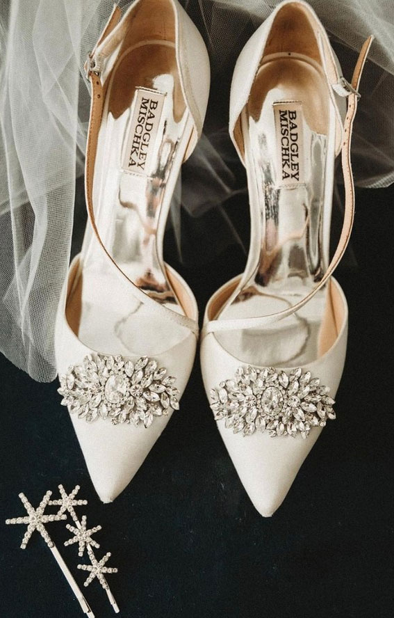 Wedding Shoes We Love by Badgley Mischka - Dress for the Wedding | Badgley  mischka shoes wedding, Wedding shoes, Beautiful wedding shoes