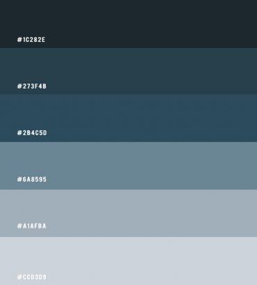 Deep ocean colour scheme – Colour Palette #42 I Take You | Wedding ...