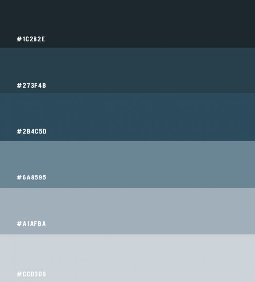 Deep ocean colour scheme – Colour Palette #42 I Take You | Wedding ...