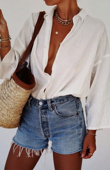 Cute Short Denim Outfit Ideas For Perfect Summer Looks I Take You ...