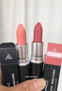 Sweet, No Sugar vs Cosmo Mac Lipstick I Take You | Wedding Readings ...