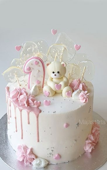 Cute 1st baby birthday cake designs , first birthday cake ideas