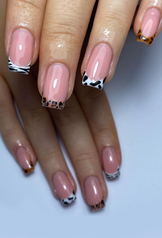 Grey leopard nails  Leopard print nails, Trendy nails, Animal