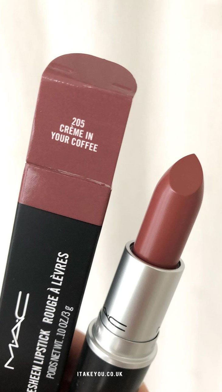 Mac Crème In Your Coffee Lipstick | Mac Lipstick Swatches