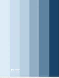 Blue Winter Colour Palette { Shades Of Blue Colour Scheme } | itakeyou