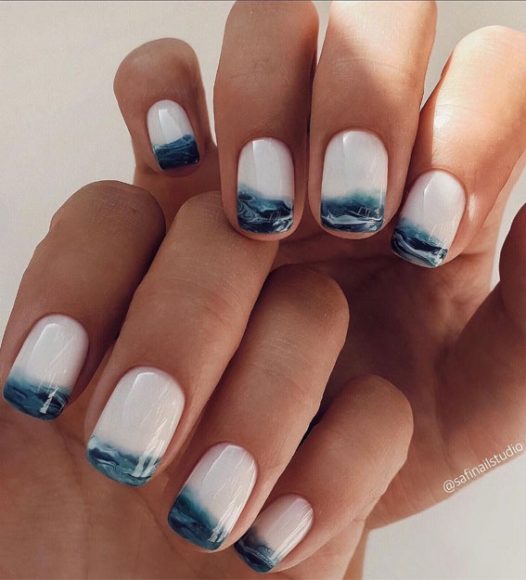 Stunning French Tip Nails with Color Ideas To Elevate Your Look