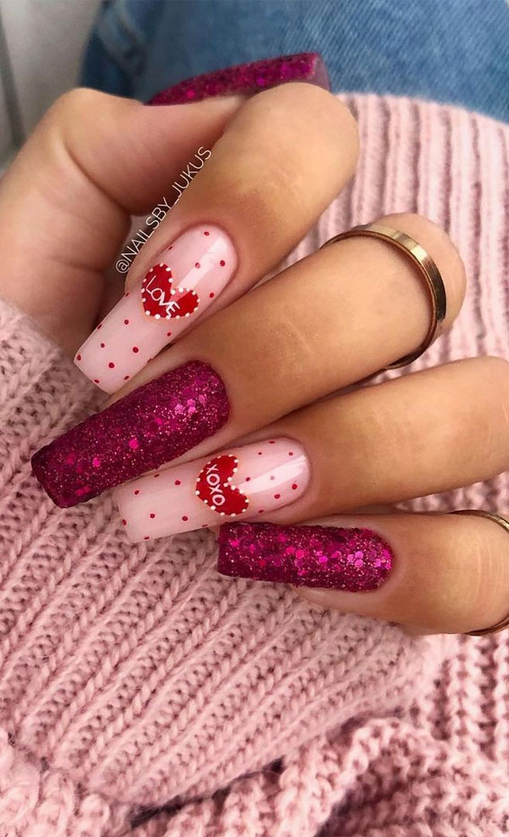 Featured image of post Valentine Day Nails 2021 Long / This content is imported from instagram.