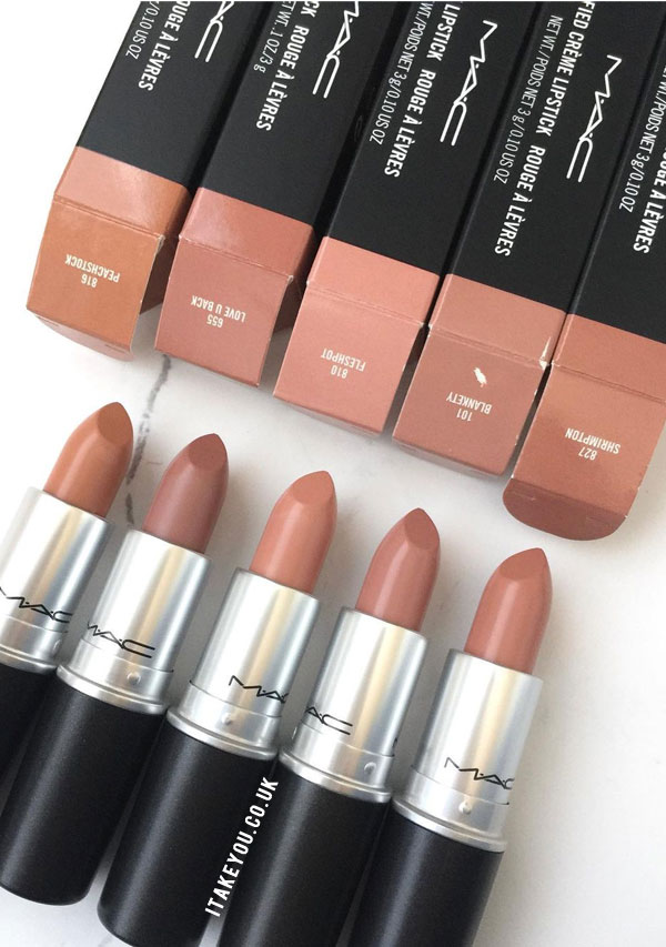 mac lipstick shades and names