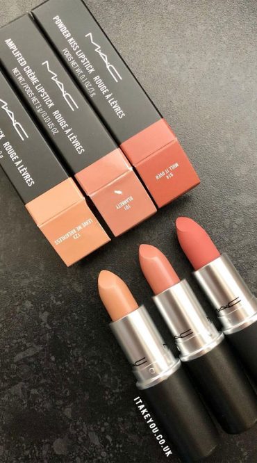 Mull It Over, Blankety and Leave Me Breathless Mac Lipstick | Nude lipstick