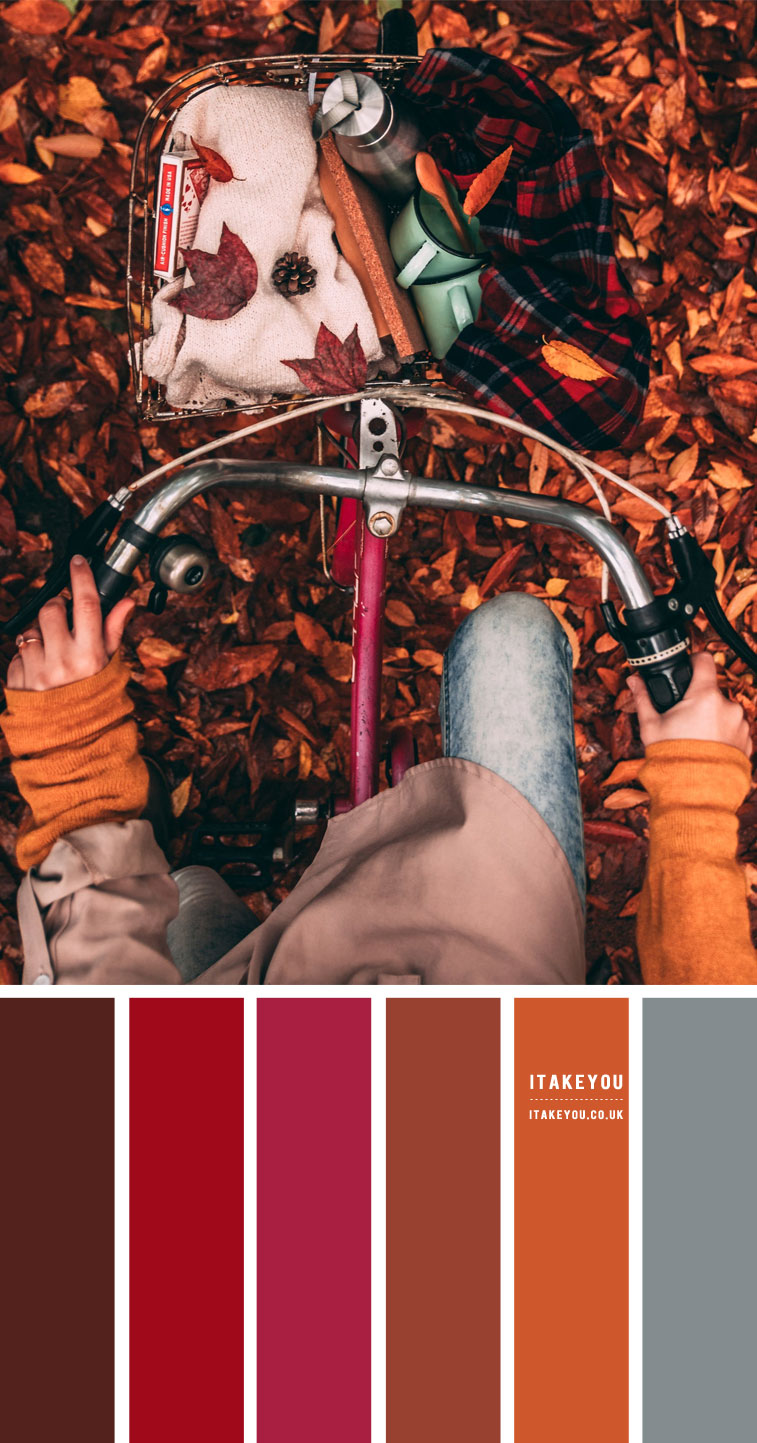 Autumn color palette.  Fall color palette, Deep autumn color
