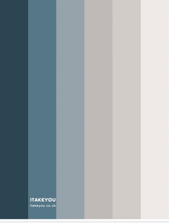 Stormy Colour Scheme For Bedroom { Deep Blue Teal and Grey }