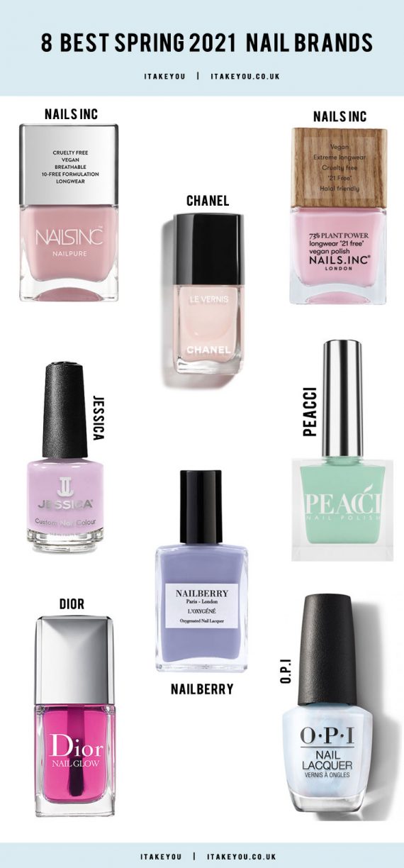 8 Best nail polish brands for spring 2021 | Top Nail polish | nail colours