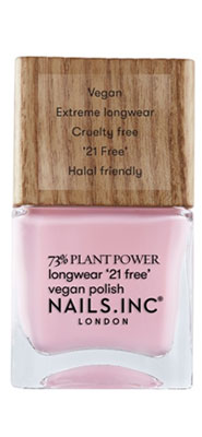 nails inc, nails inc plant power, vegan nail polish, mani meditation, nails inc vegan nail polish, pink nail polish nails inc