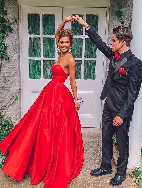 15 Blue Prom Dresses That are Dazzling & Fashionable : A-line Blue