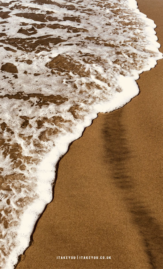 10 Aesthetic Brown Wallpapers : Sea Foam & Brown Sand Wallpaper I Take