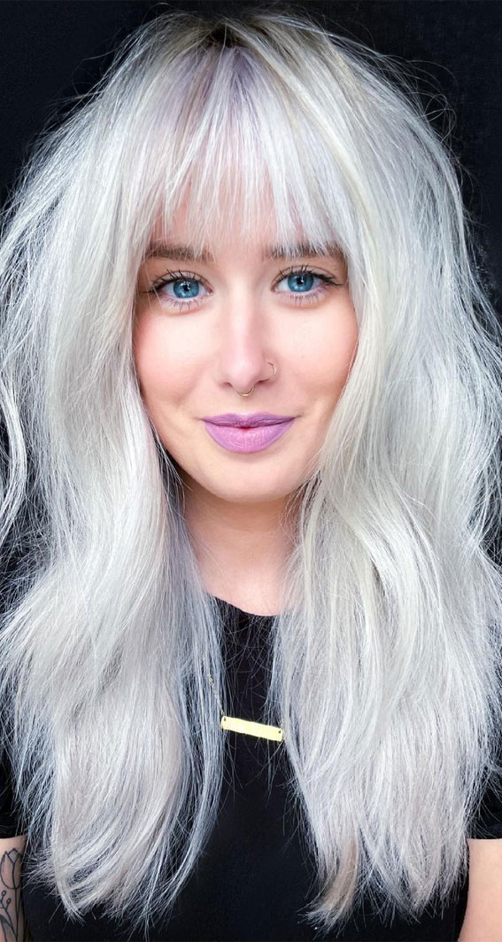 The Best Long Hairstyles With Fringes And Bangs - Grazia