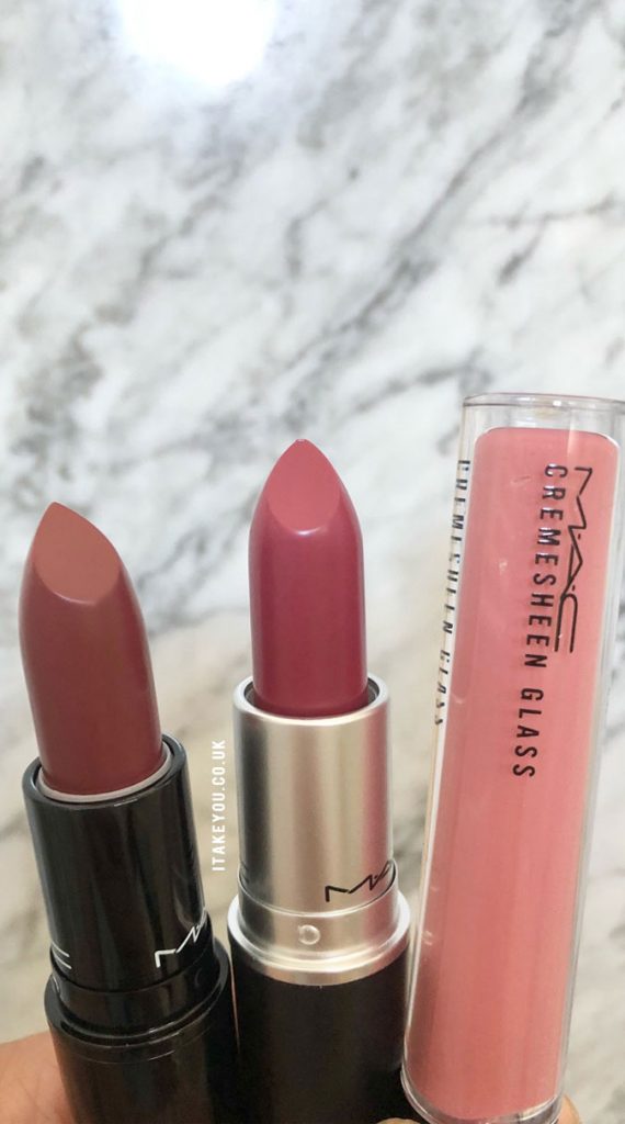 Bated Breath vs Plumful Mac Lipstick & Delight Lipglass