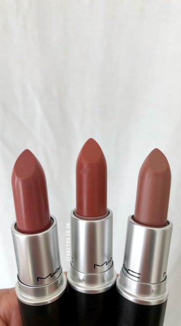 Faux, Down To An Art vs Love U Back Mac Lipstick