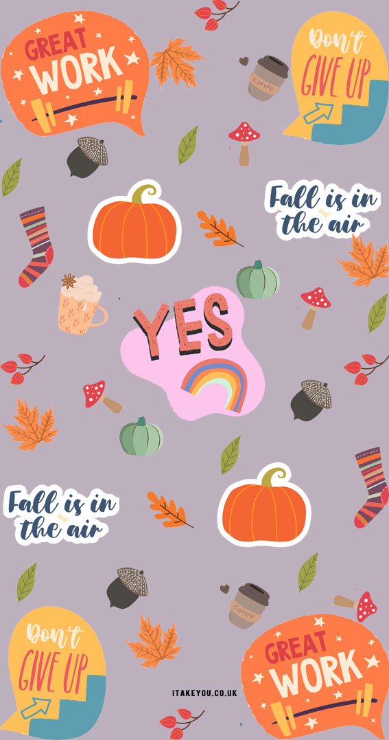 11 Cute Autumn Wallpaper Aesthetic For Phone : Fall is in the Air Wallpaper Aesthetic
