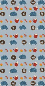 11 Cute Autumn Wallpaper Aesthetic For Phone : Donut, Hot Drink ...