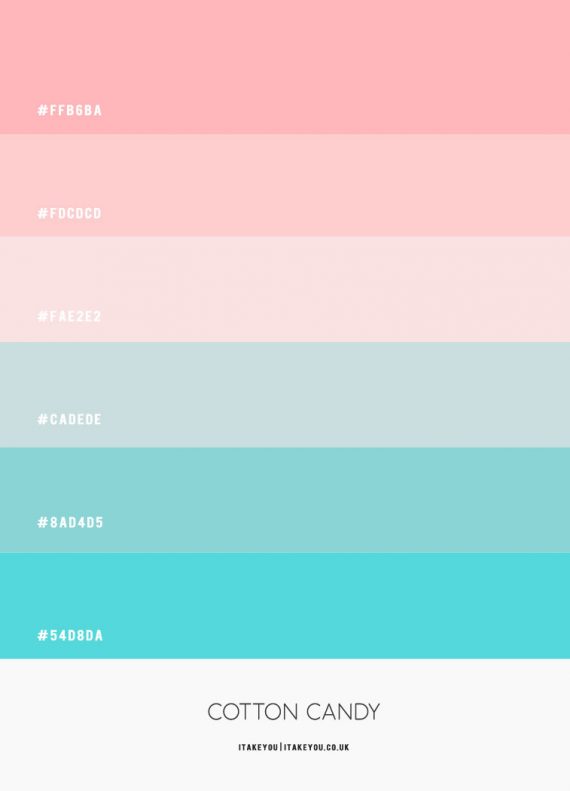 Cotton Candy Colour Scheme Colour Palette 71 I Take You Wedding Readings Wedding Ideas 1966