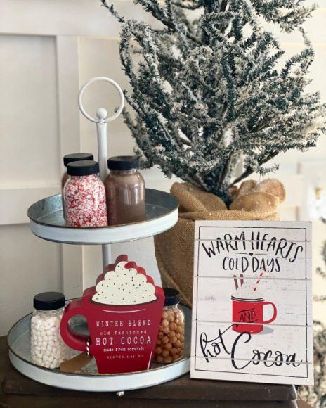 Cute Ways To Decorate Hot Chocolate Station | Coffee Station at Home