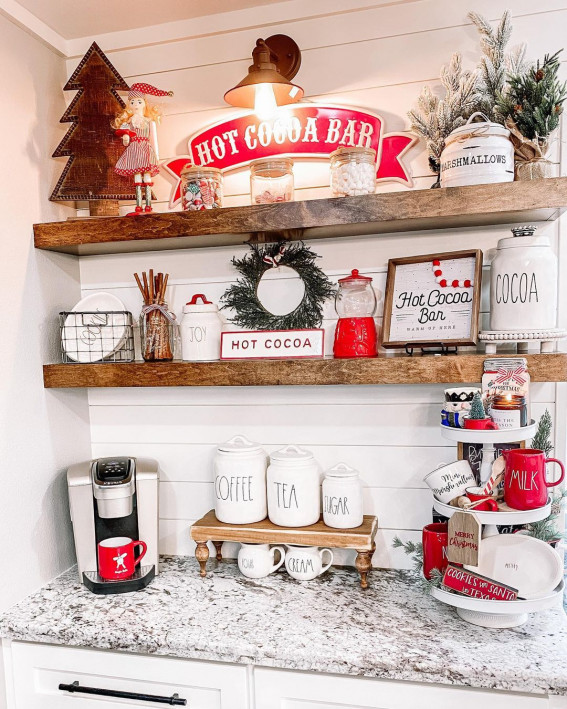 hot drink bar, peppermint and hot chocolate bar, beverage station for party, kitchen beverage station ideas, beverage station with mini fridge, beverage station organizer, hot chocolate station, built-in beverage station, beverage station outdoor, hot drink station at home