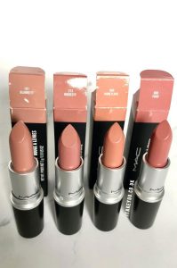 21 Mac Lipstick Shades & Combos : Blankety vs Modesty vs Honeylove vs ...