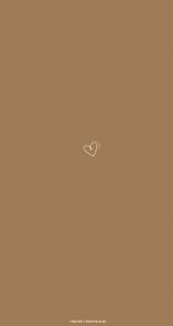 30 Cute Brown Aesthetic Wallpapers for Phone : Heart Shakes I Take You ...