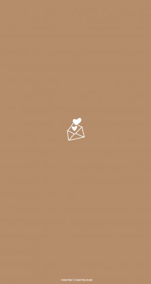 30 Cute Brown Aesthetic Wallpapers for Phone : Love Letter Background I ...