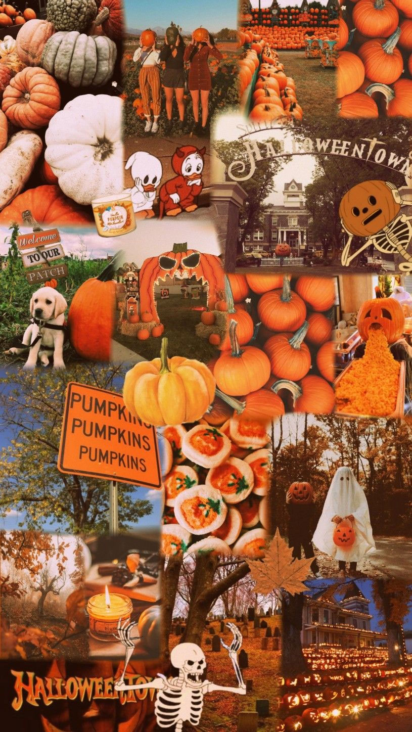 October Moodboard Desktop Wallpaper