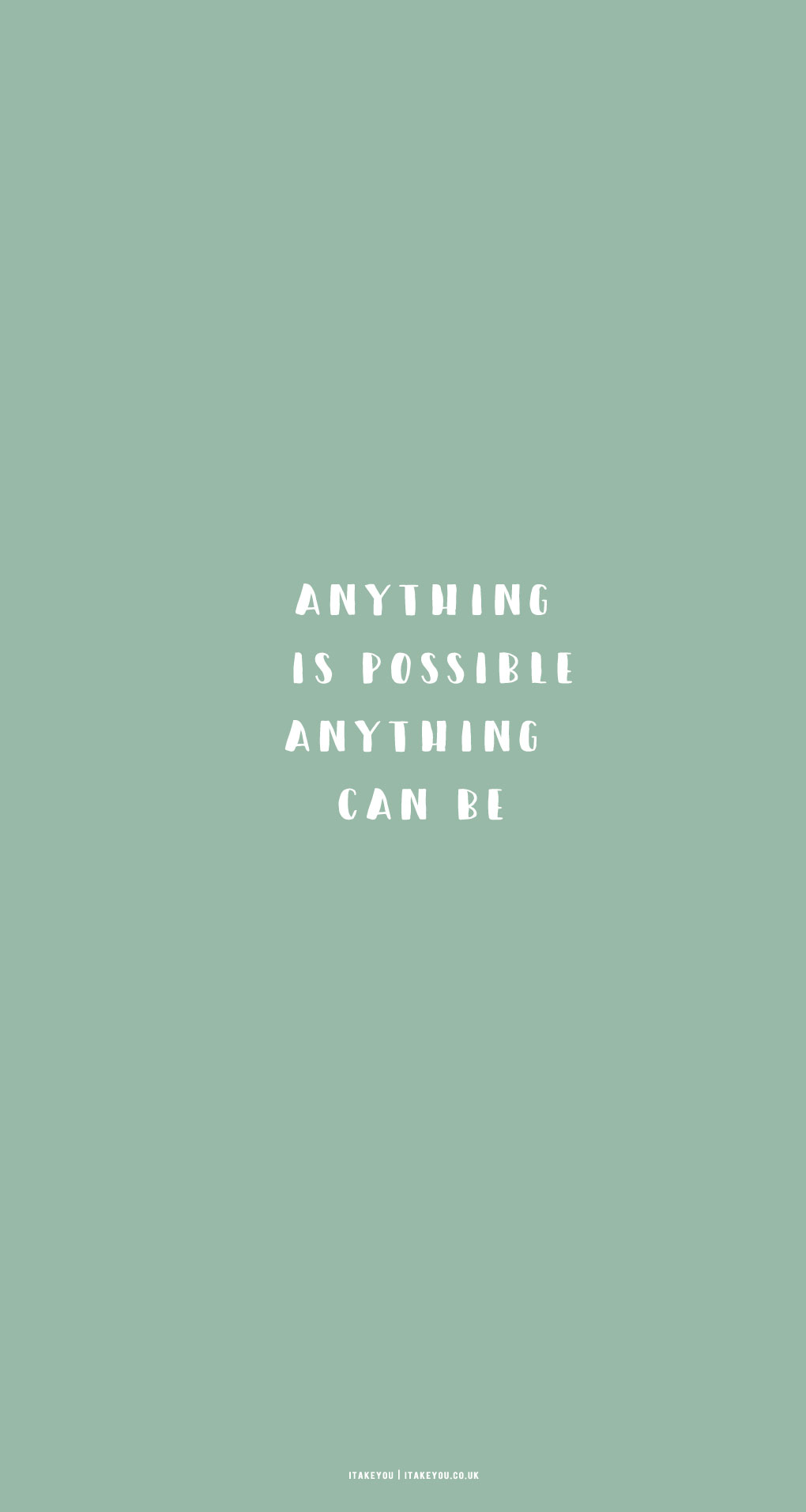 15 Sage Green Minimalist Wallpapers For Phone : Anything Is Possible I
