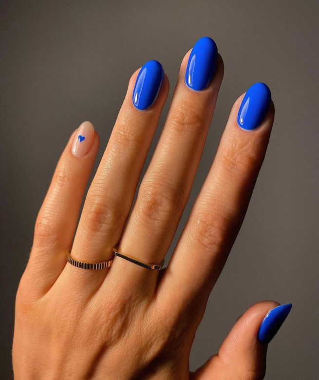 royal blue nails, cobalt blue nails, summer nail colors, royal blue nail designs, acrylic royal blue nails, royal blue nail designs, royal blue nail art