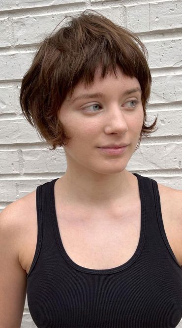 43 Cute Trendy Bixie Haircuts : French Bob Bixie With Fringe I Take You ...