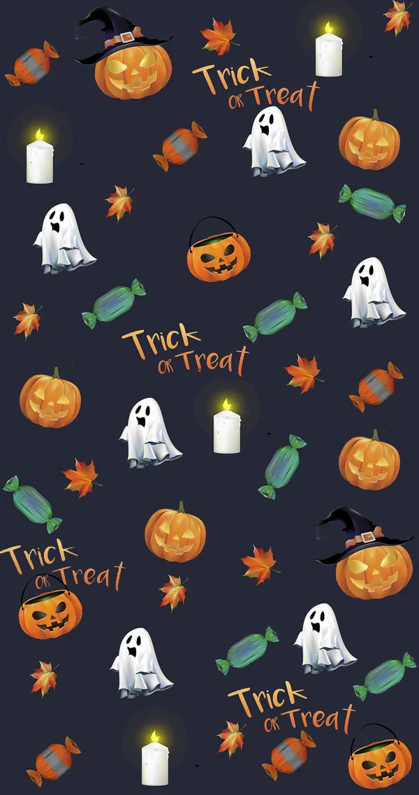 Premium Vector  Seamless pattern ghosts spooky phantom characters halloween  flying shadows with bats silhouettes creepy backdrop holiday night decor  textile wrapping paper wallpaper vector print