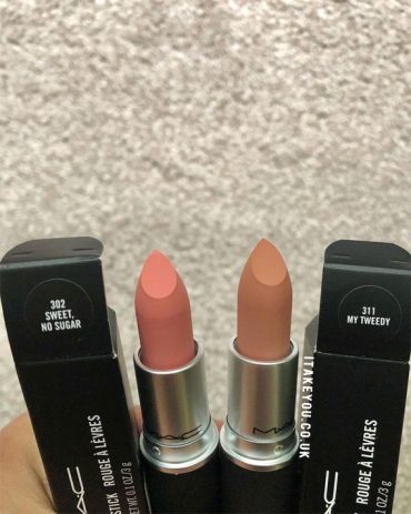 45 Mac Lipstick Shades You Should Own : Sweet No Sugar vs My Tweedy I ...