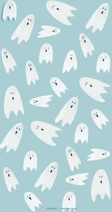 20+ Preppy Halloween Wallpaper Ideas : Floating Ghosts I Take You ...