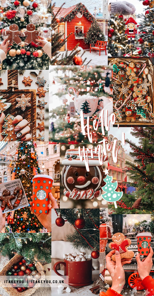 23 Christmas Collage Wallpaper Ideas : Hello Winter